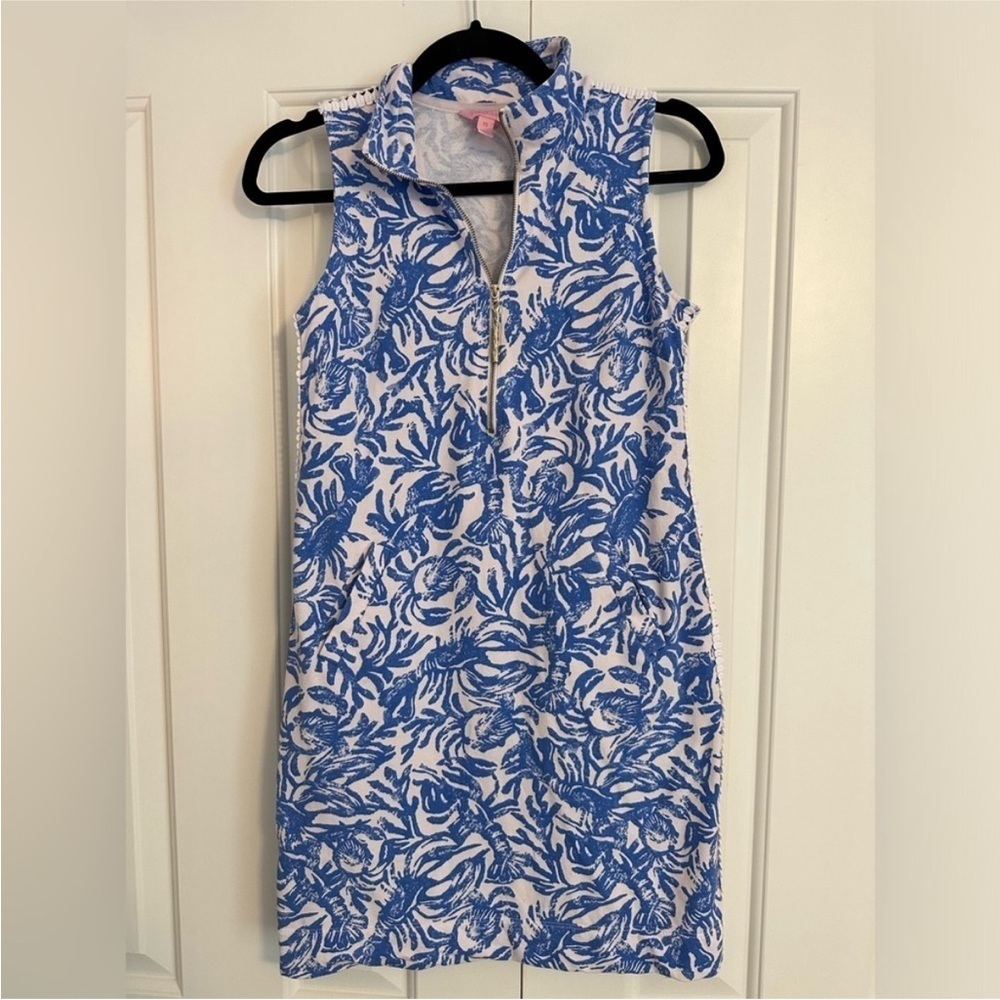 Lilly Pulitzer Skipper Resort White On A Roll Sleeveless Dress - Picture 2 of 8